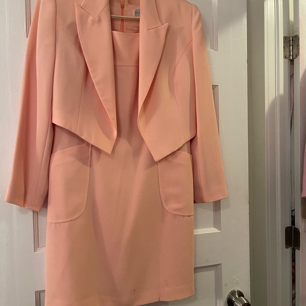 Pink Dress Suit with FREE Blazer
